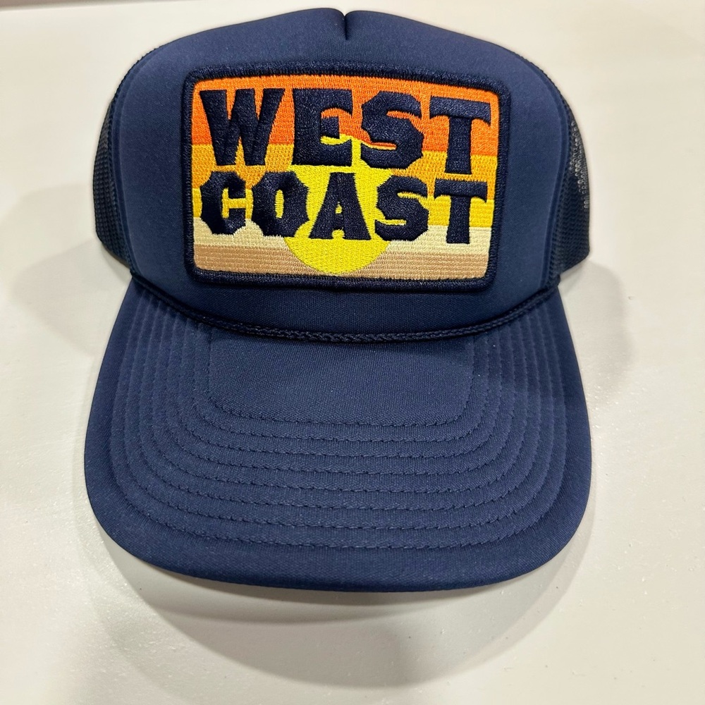 West Coast Navy Snap Back Trucker Hat